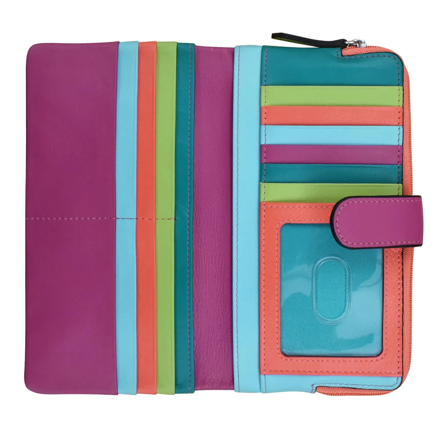 Paradise Multi-Smart Phone -Rfid Leather Wallet