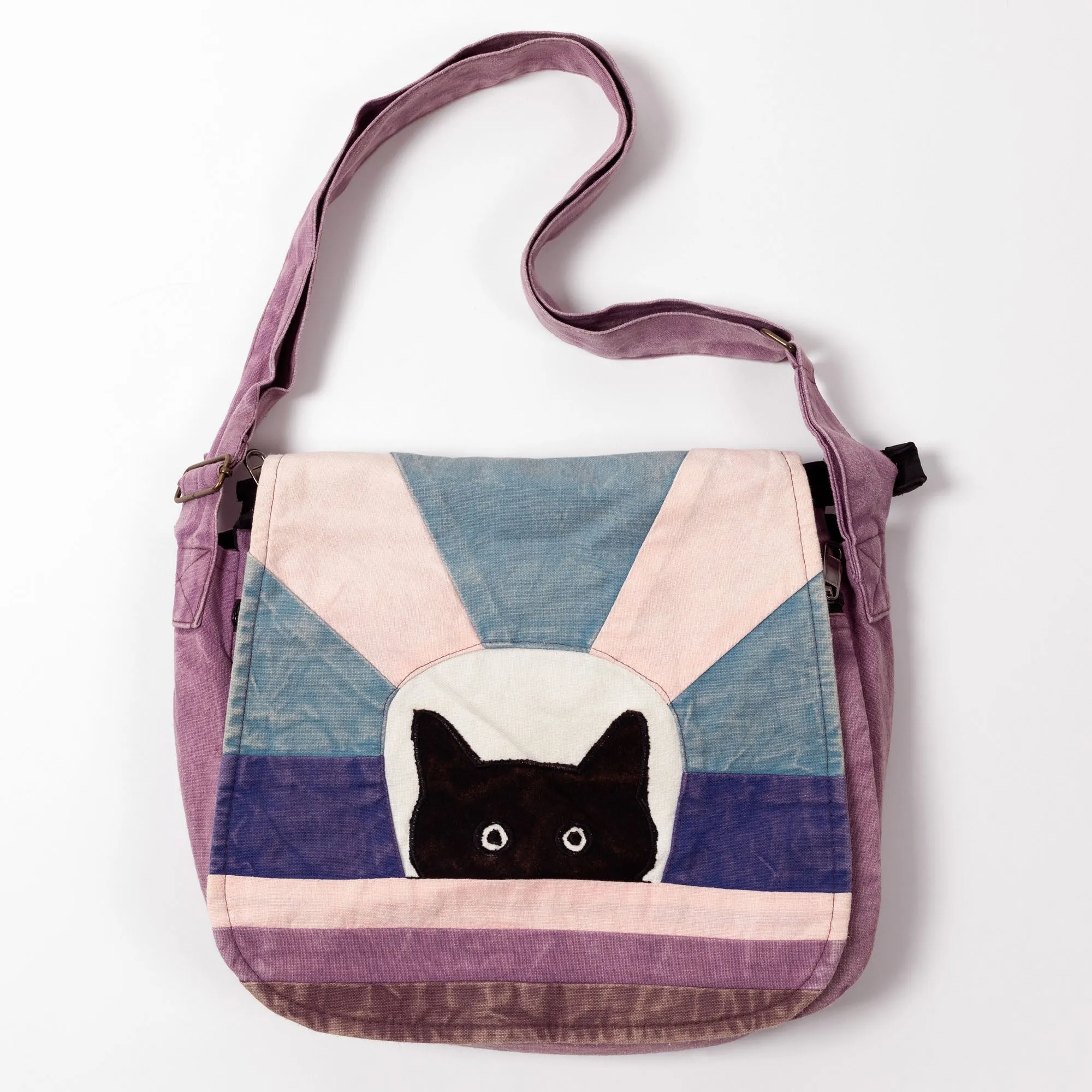 Peek-a -Boo Kitty Saddle Bag