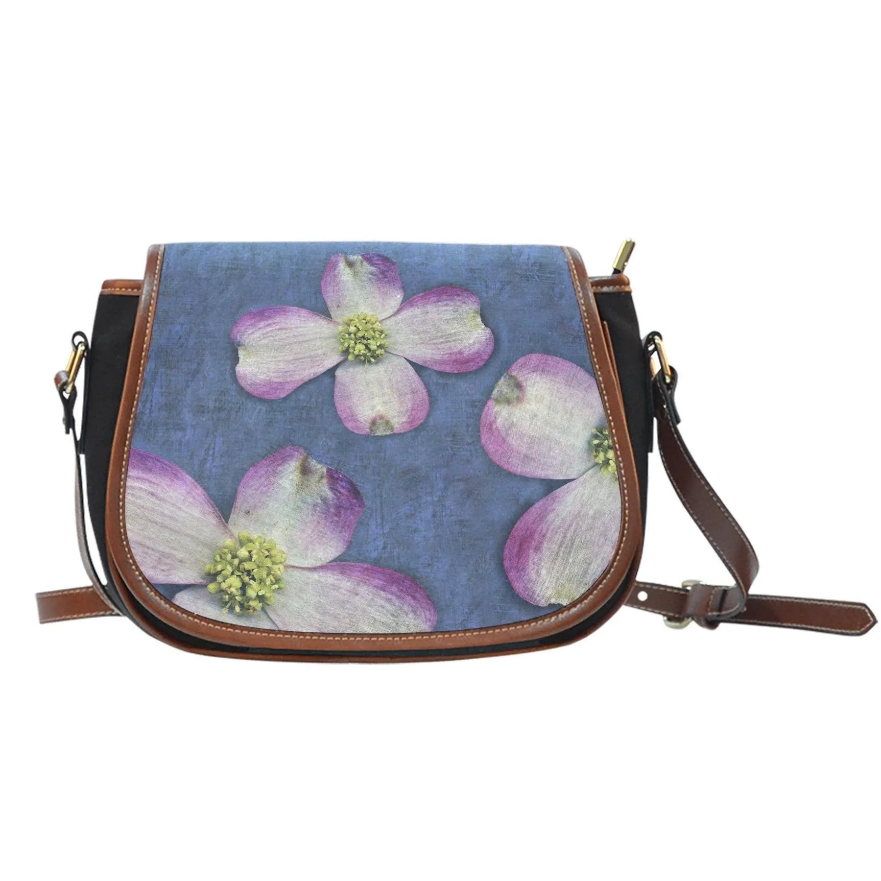 Pink Dogwood Saddle Bag
