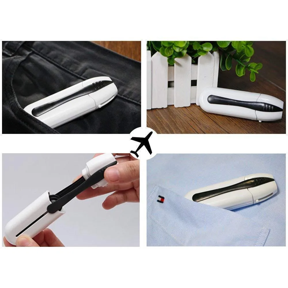 Portable cleaning tool for glasses