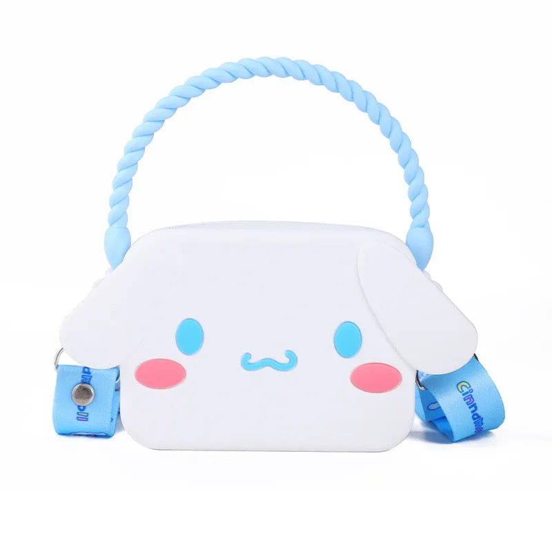 Sanrio Characters Licensed Cinnamoroll Hello Kitty Kuromi My Melody KeroKeroKeroppi Cross Body Hand Bag With Top Handle
