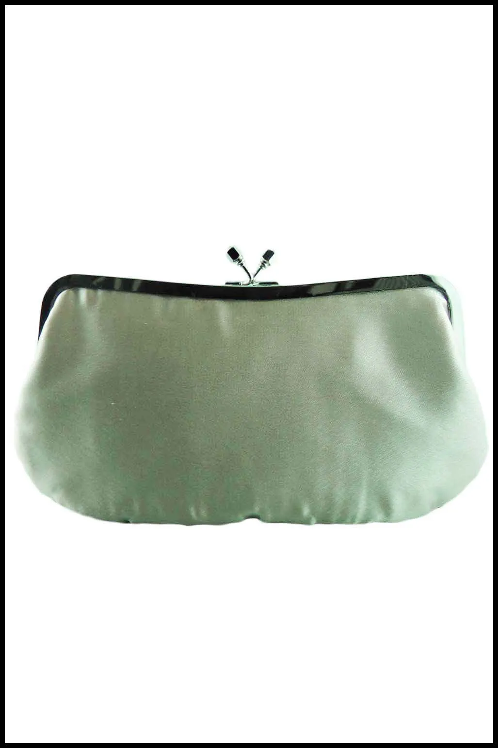 Satin and Rhinestone Evening Bag