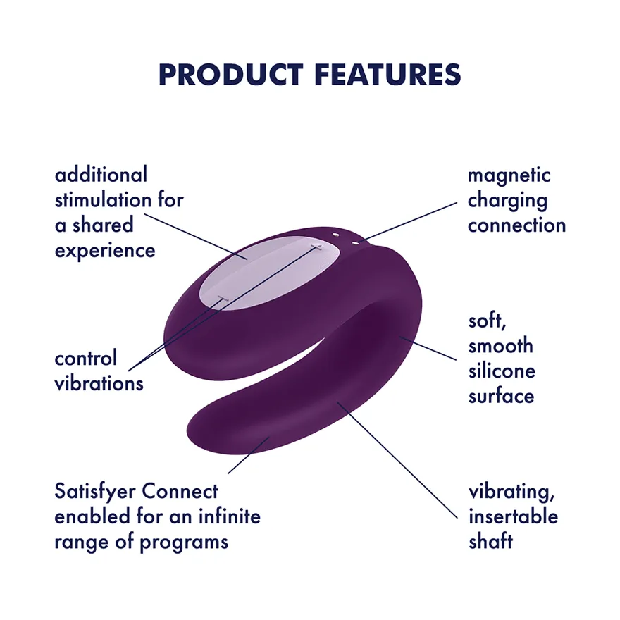 Satisfyer - Partner Box 3 App-Controlled Royal One, Sexy Secret and Double Joy Couple Set (Multi Colour)