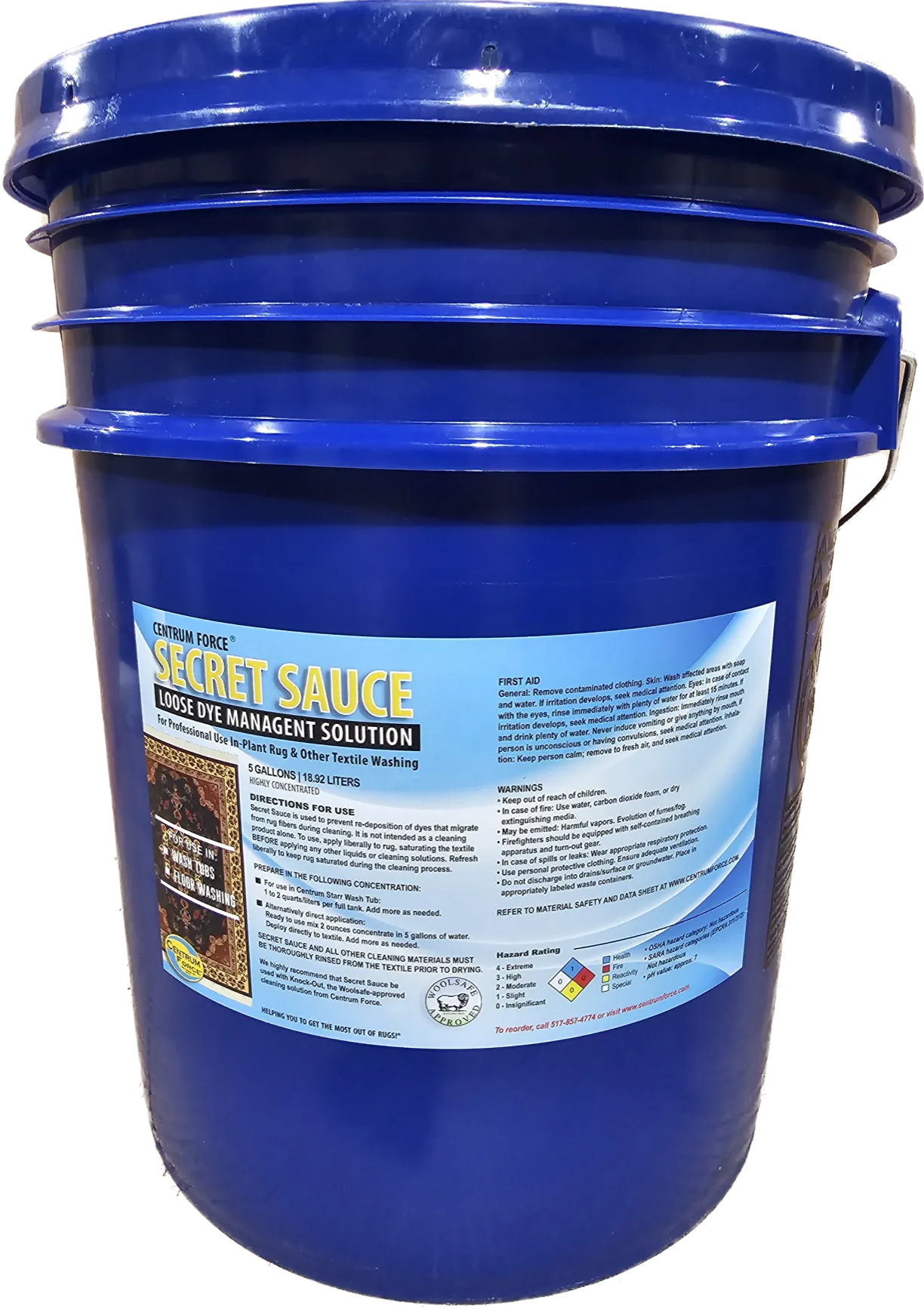Secret Sauce Additive for Dye Bleed (1 Pail = 5 Gallons)