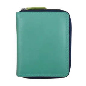 Serenity Multi-Small Zip Rfid Leather Wallet