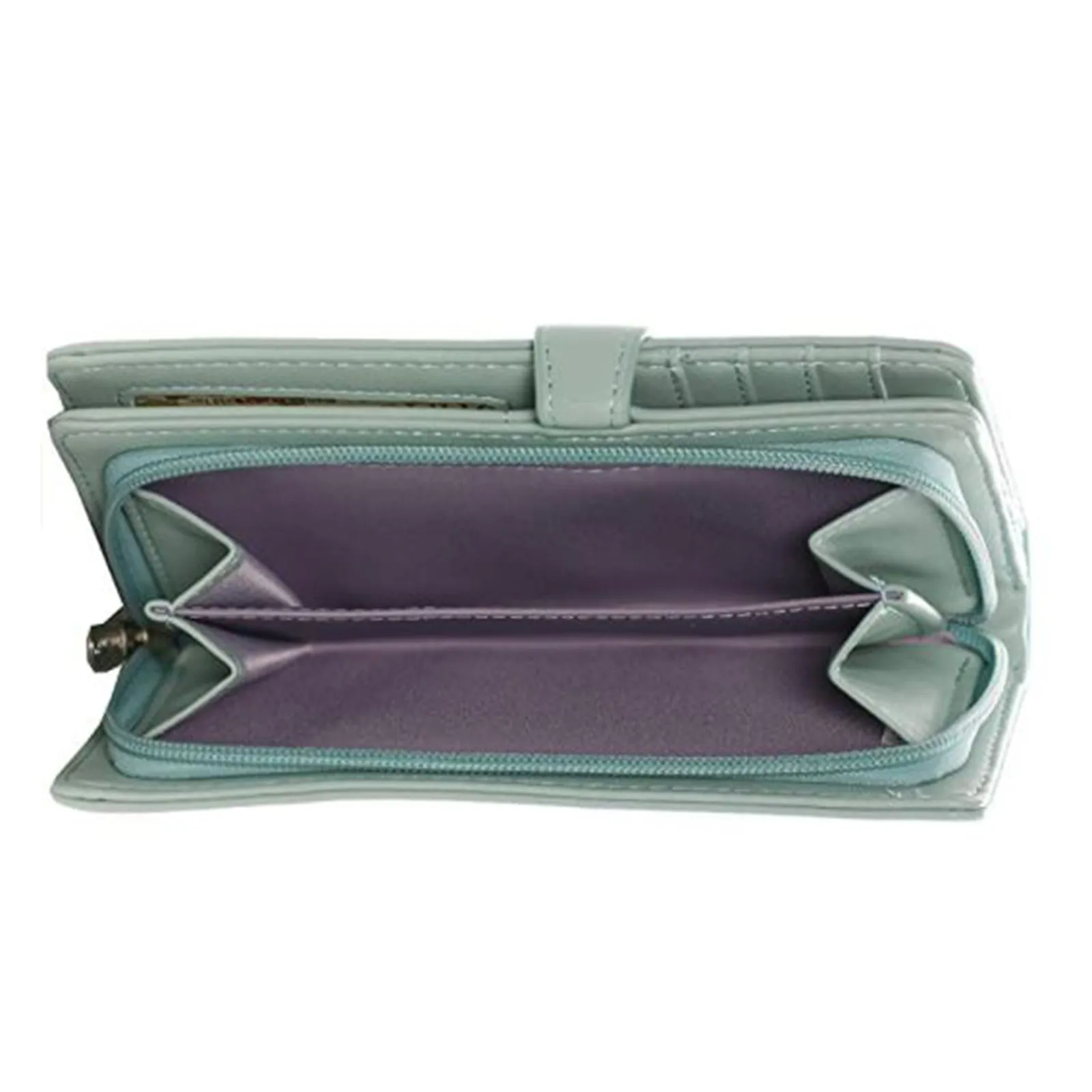 Shagwear Aqua Corgi Pattern Wallet
