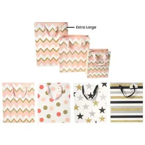Shape & Pattern XL Gift Bag - 30cm x 42cm x 12cm