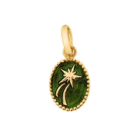 Shooting Star Pendant, Scarab, Yellow Gold