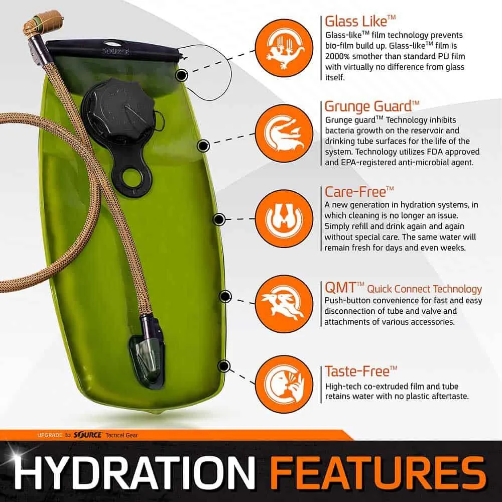 SOURCE Tactical WXP 3L Hydration Pack - Weave
