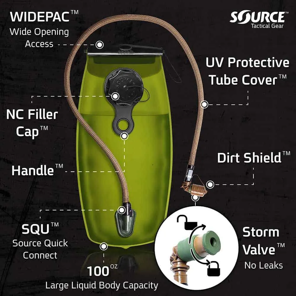 SOURCE Tactical WXP 3L Hydration Pack - Weave