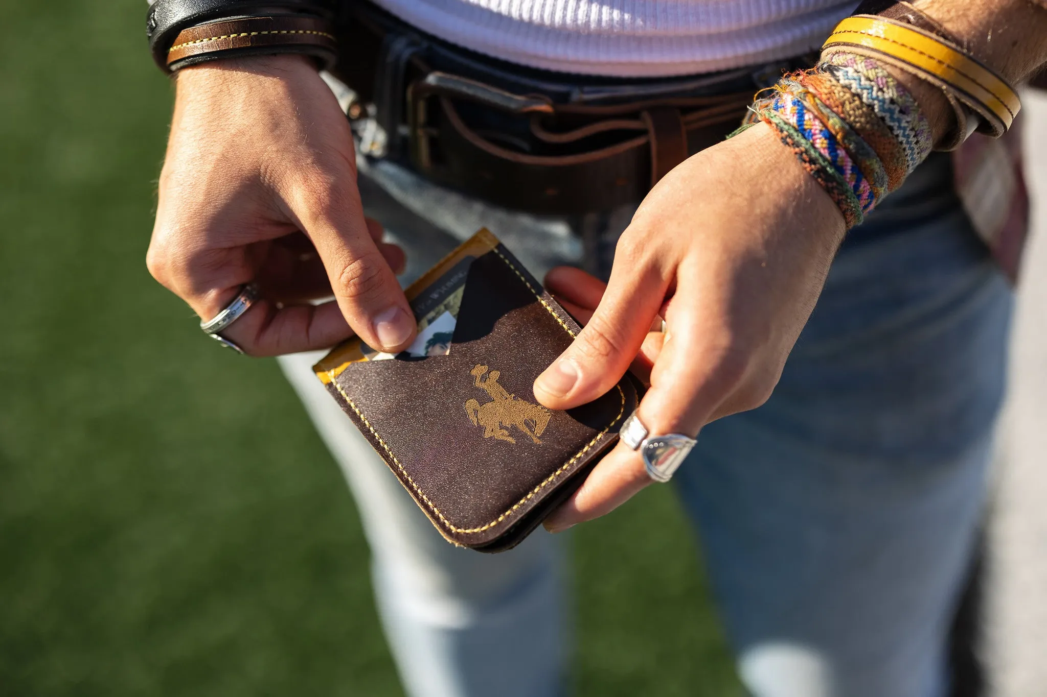 Steamboat Collection | Money Clip Wallet | Black   Rocky