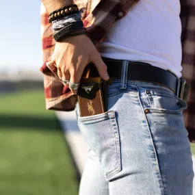 Steamboat Collection | Money Clip Wallet | Black   Rocky