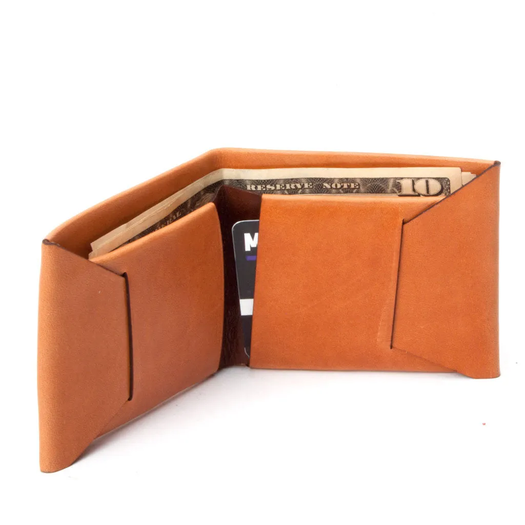 Stitchless Bifold Wallet - Russet
