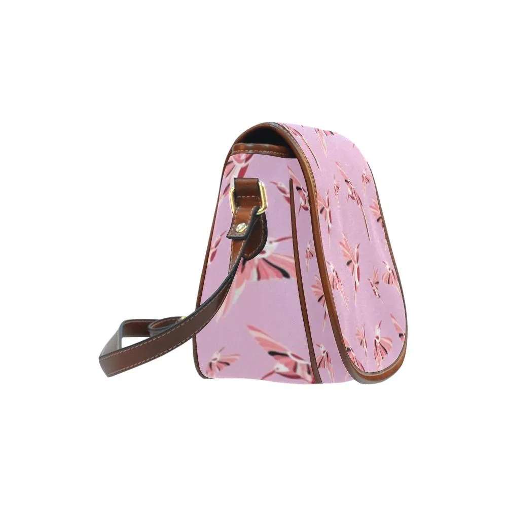 Strawberry Pink Saddle Bag/Large