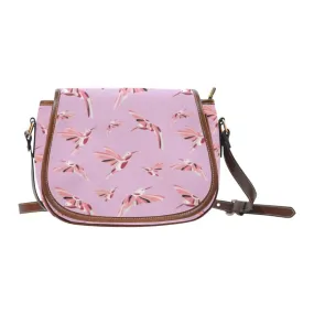 Strawberry Pink Saddle Bag/Small