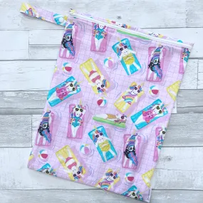 Sunbathing Unicorns Wet Bag