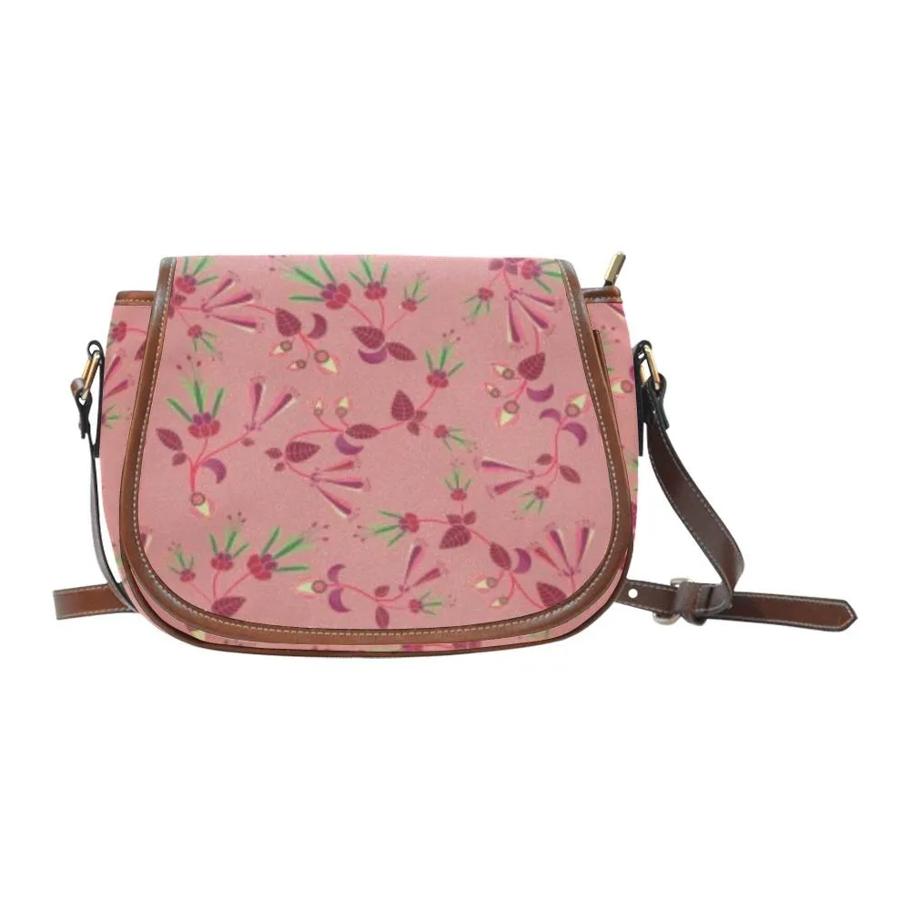 Swift Floral Peach Rouge Remix Saddle Bag/Small