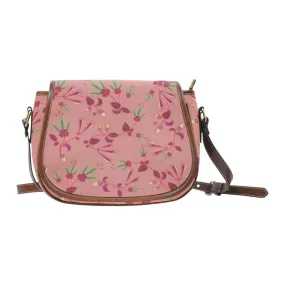 Swift Floral Peach Rouge Remix Saddle Bag/Small
