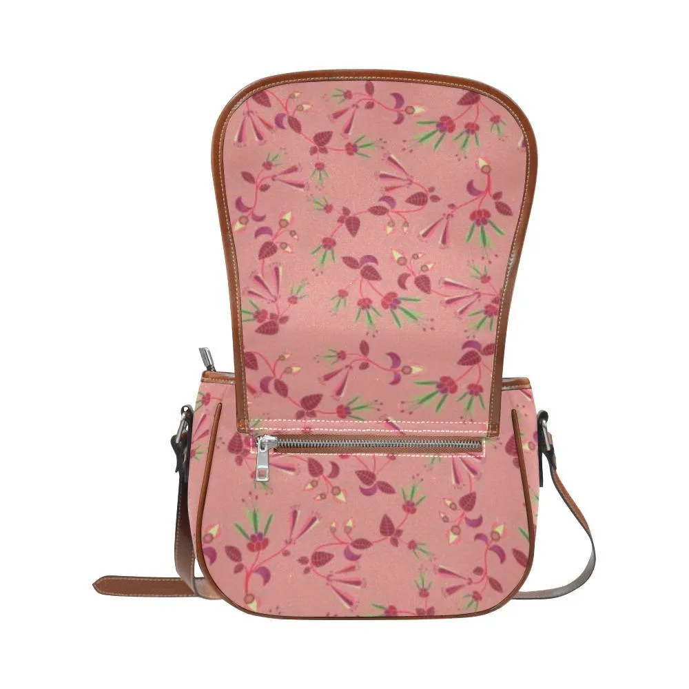 Swift Floral Peach Rouge Remix Saddle Bag/Small