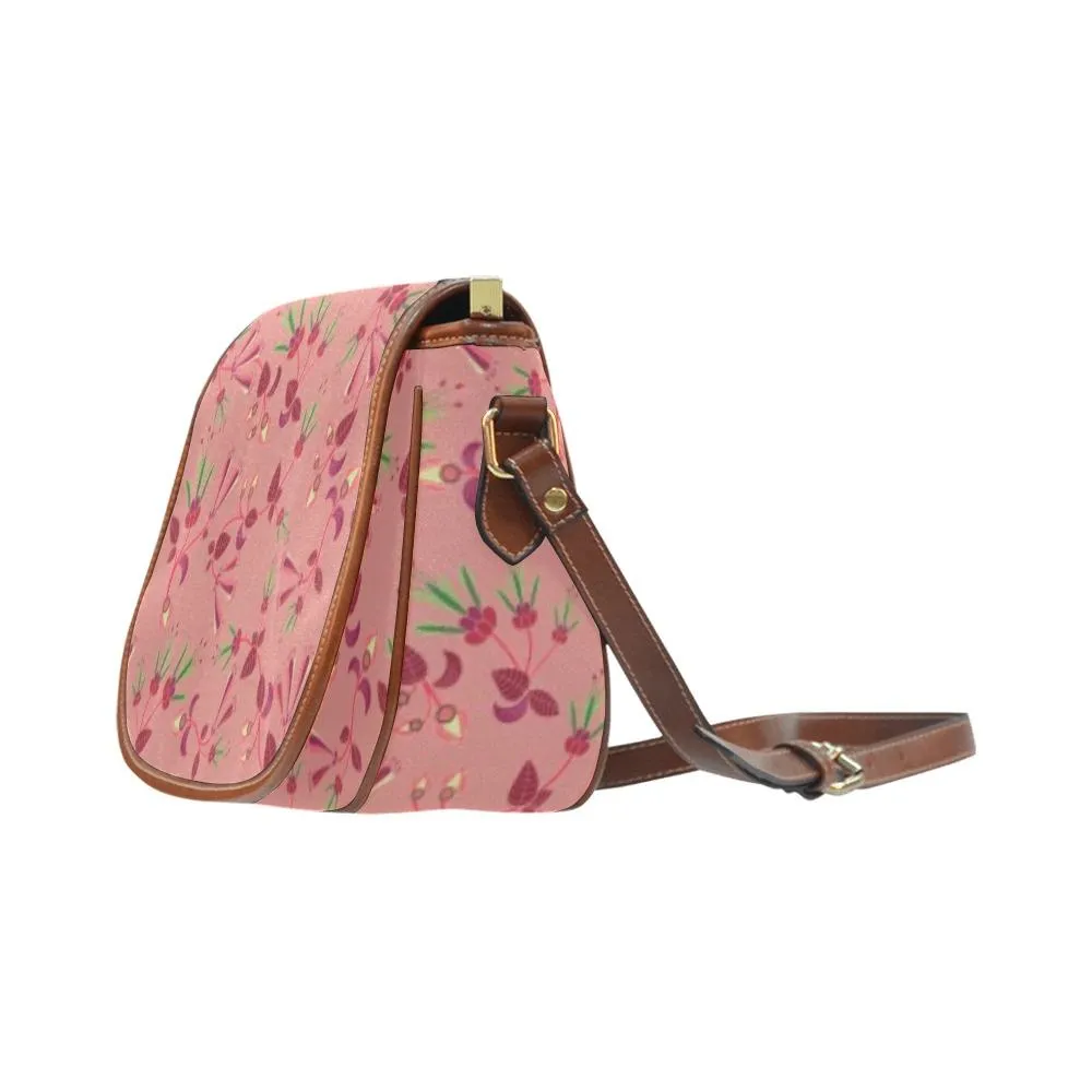 Swift Floral Peach Rouge Remix Saddle Bag/Small