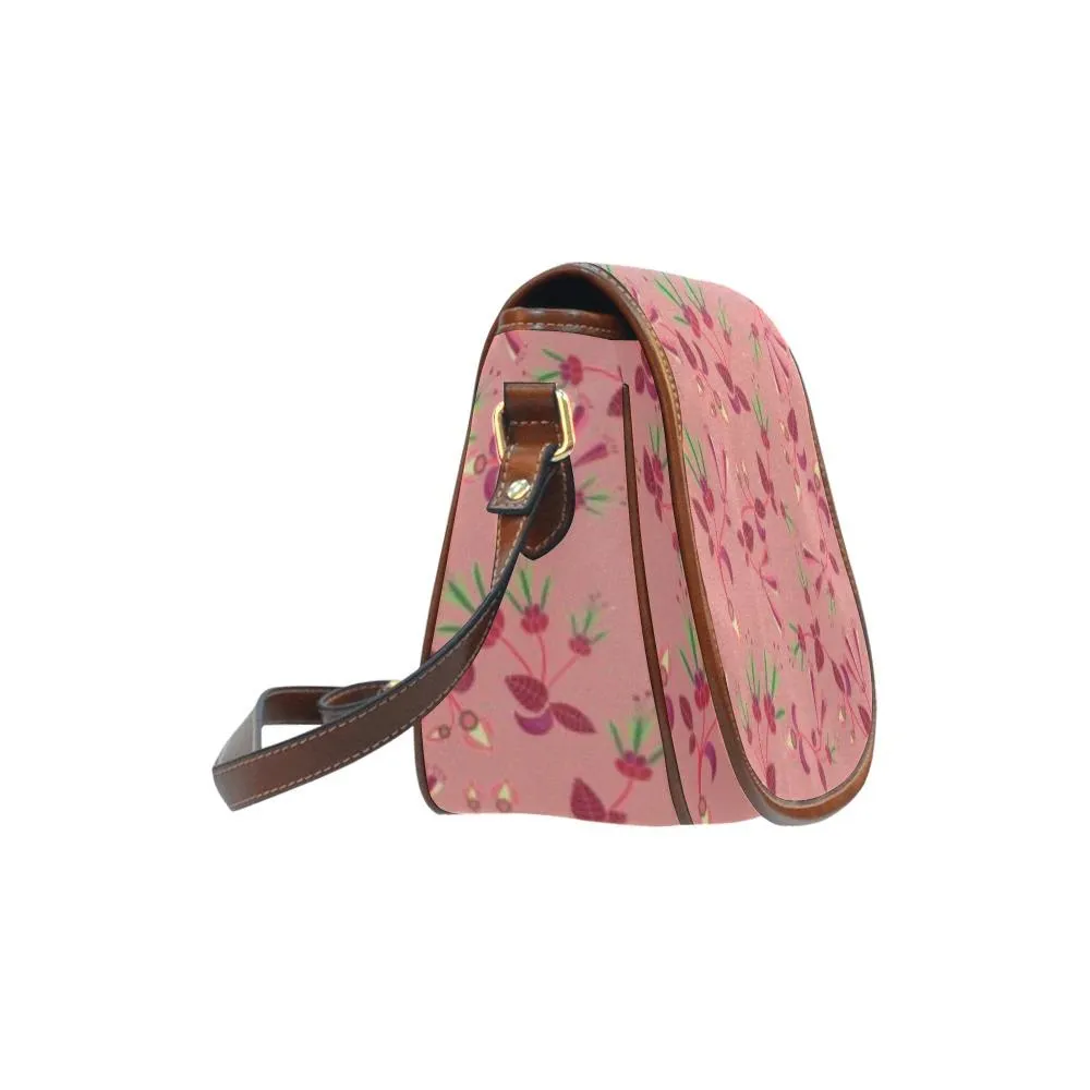 Swift Floral Peach Rouge Remix Saddle Bag/Small