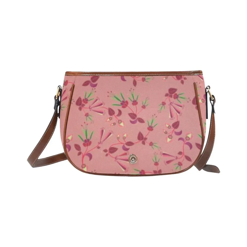 Swift Floral Peach Rouge Remix Saddle Bag/Small