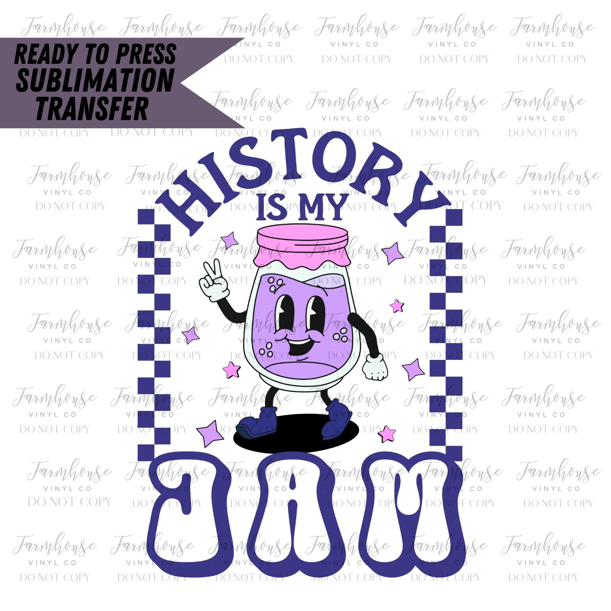 Teaching Is My Jam Ready To Press Sublimation Transfer