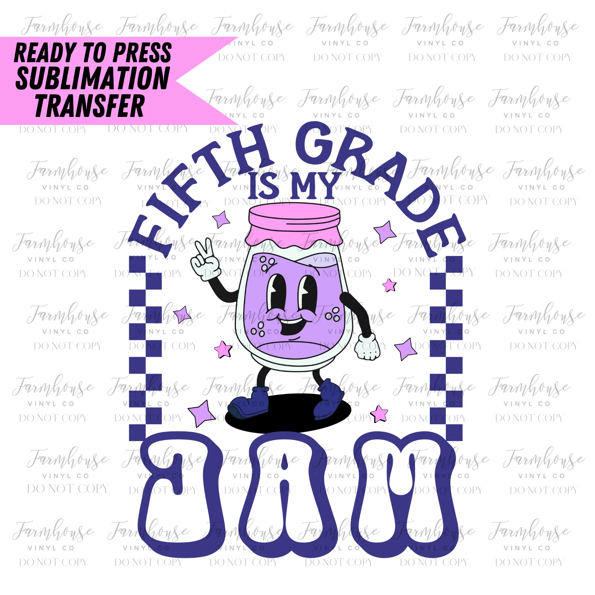 Teaching Is My Jam Ready To Press Sublimation Transfer