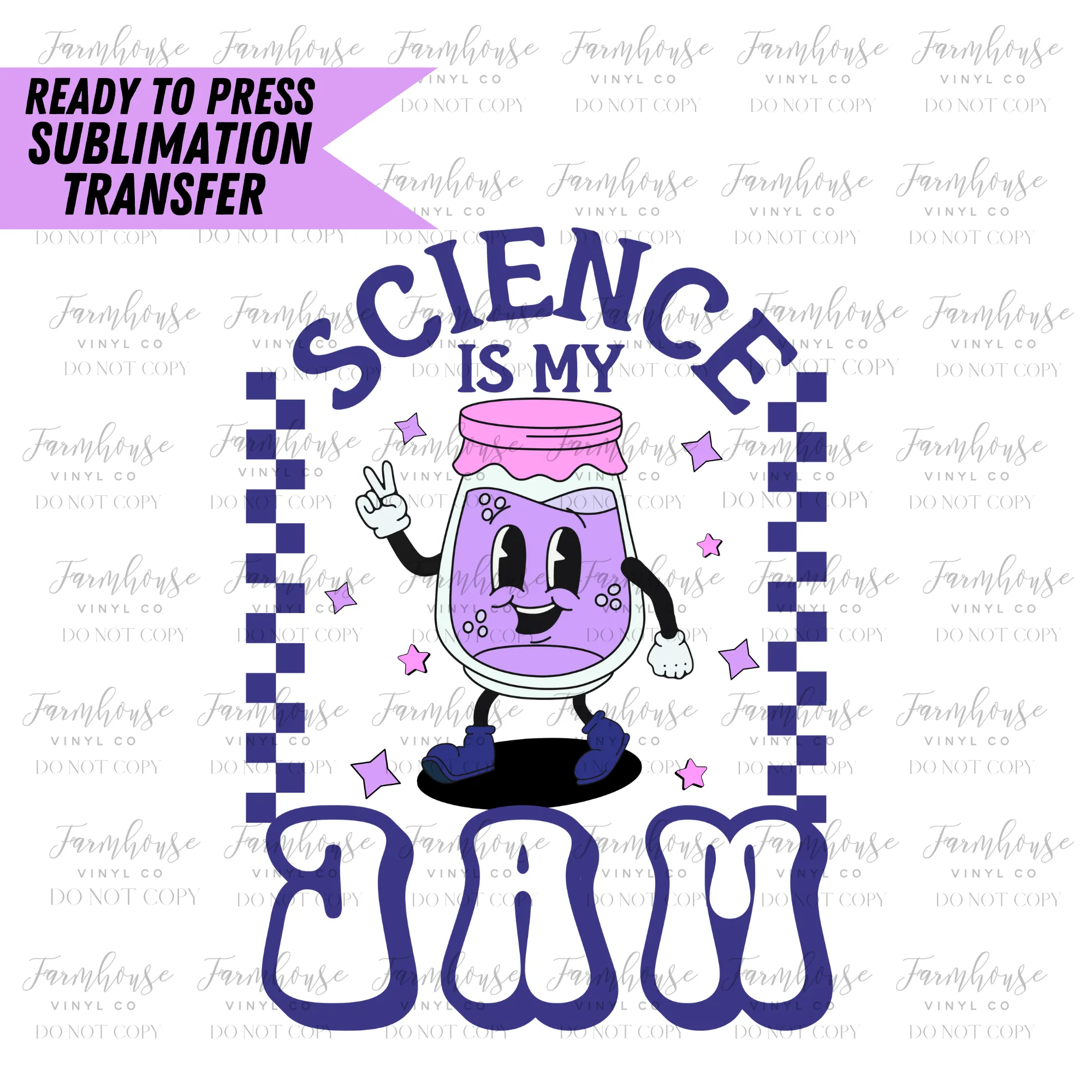 Teaching Is My Jam Ready To Press Sublimation Transfer