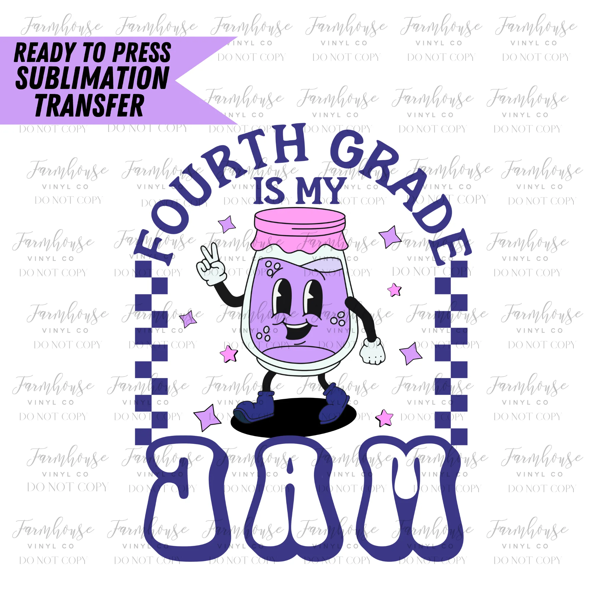 Teaching Is My Jam Ready To Press Sublimation Transfer