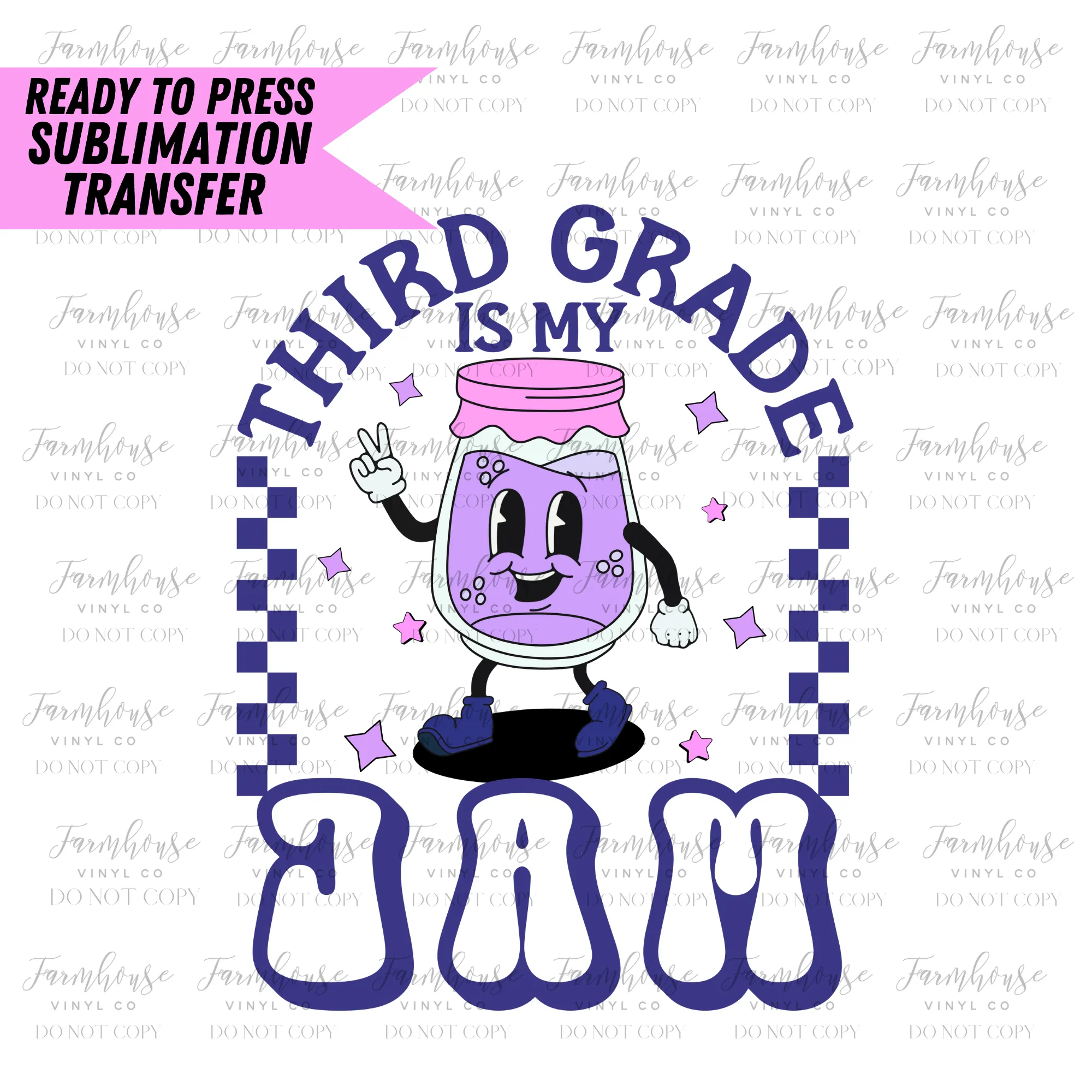 Teaching Is My Jam Ready To Press Sublimation Transfer