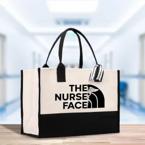 The Nurse Face Tote Bag Nurse Gift Registered Nurse Tote RN Tote RN Gift Future Nurse Nursing Student Gift Nurse Graduation Gift (NT1004)