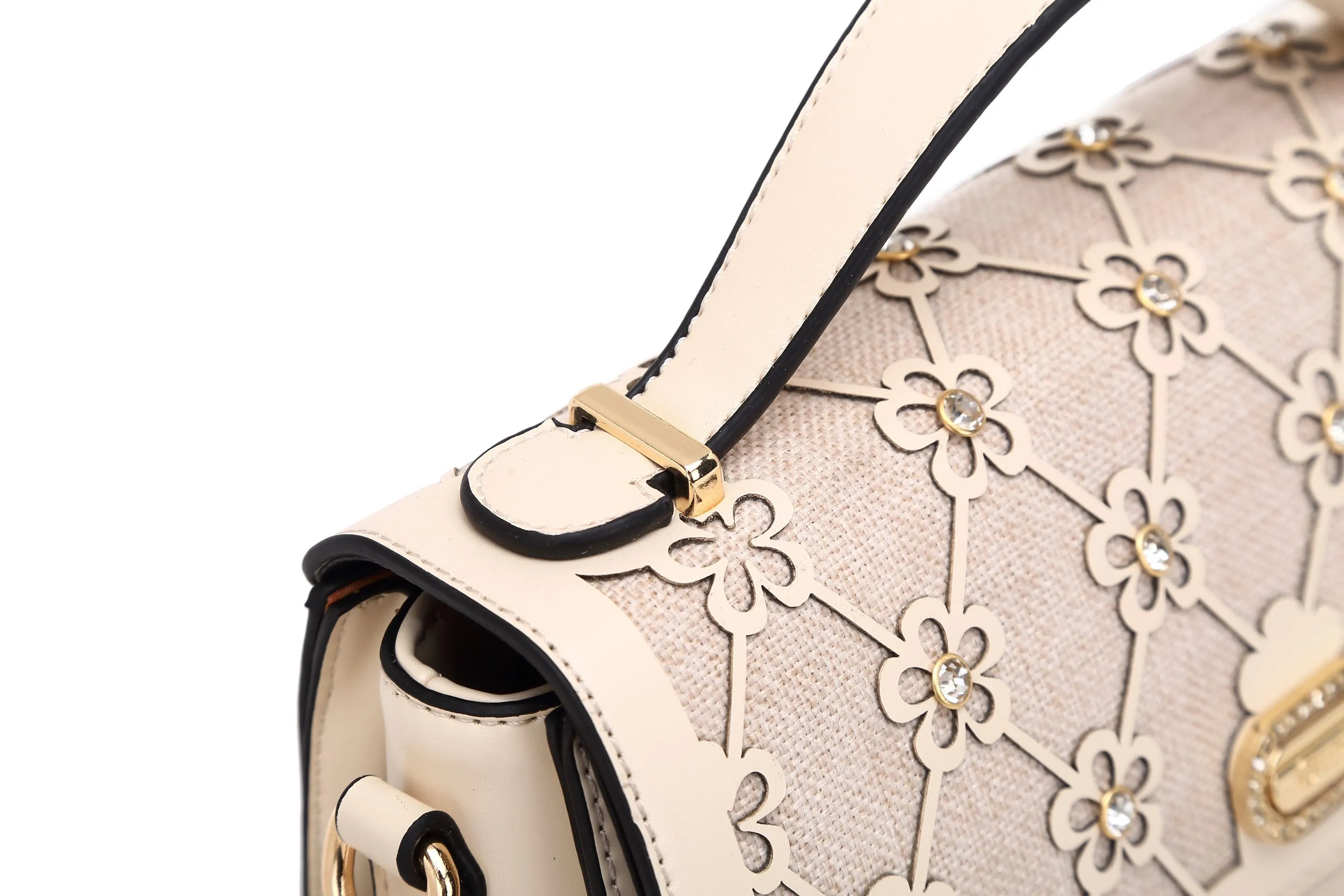 Wildflower Handmade Crossbody Satchel Evening Bag