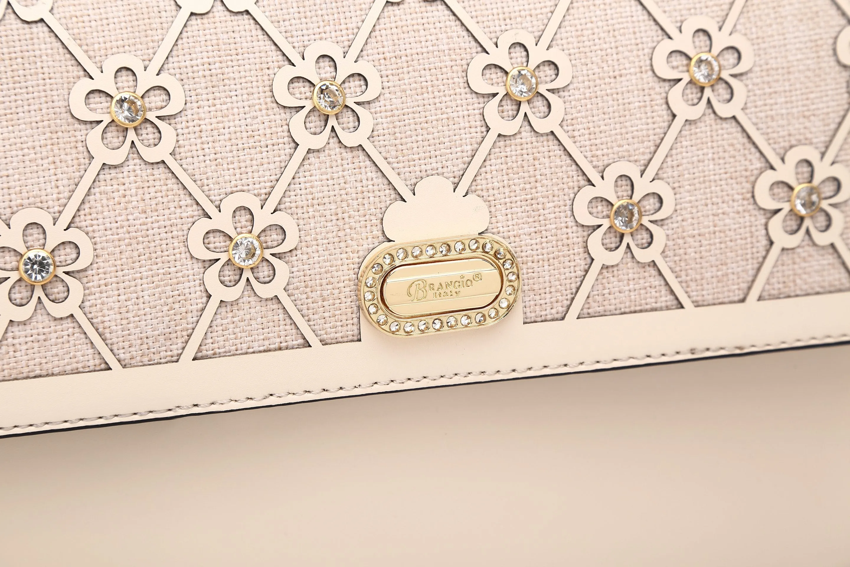Wildflower Handmade Crossbody Satchel Evening Bag