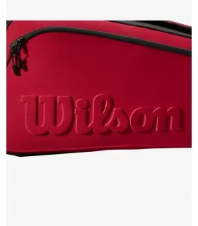 Wilson Super Tour Clash Red/Black 9 Racquet Tennis Bag