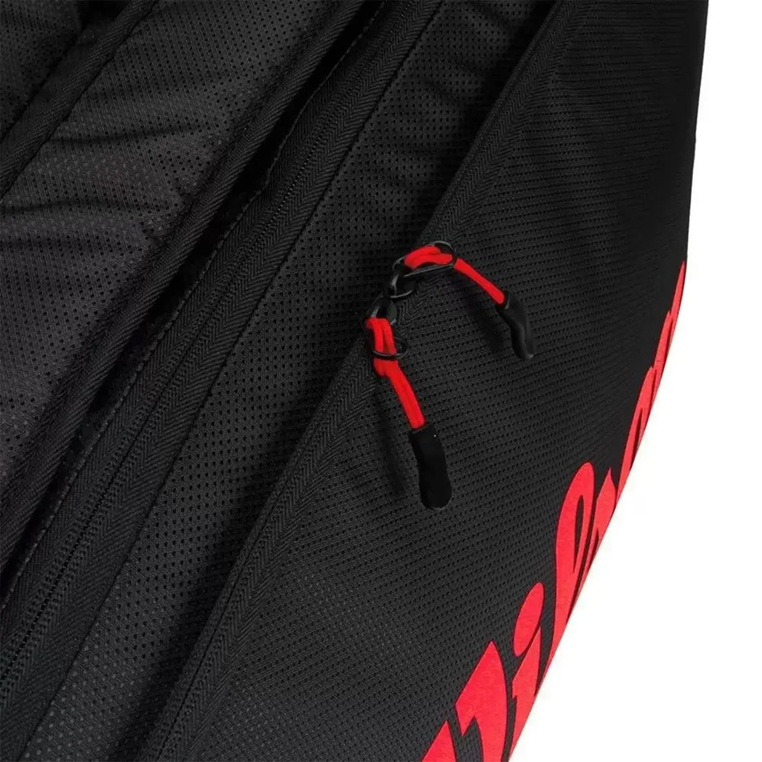 Wilson Tour 6 Tennis Racquet Bag, Red/Black