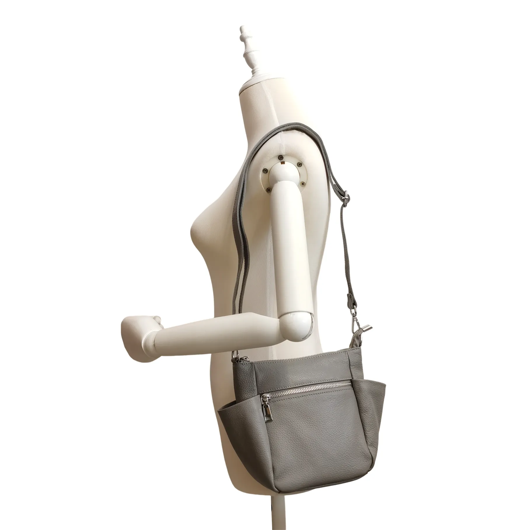 Women's genuine cowhide leather handbag Hayden V2 design