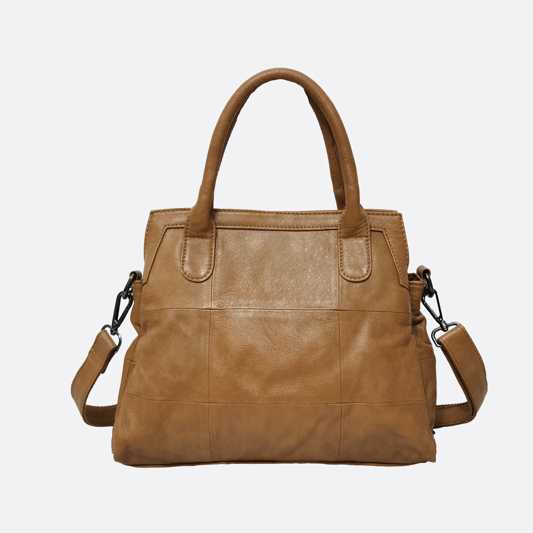 Women's genuine cowhide leather handbag Ingrid V2 design