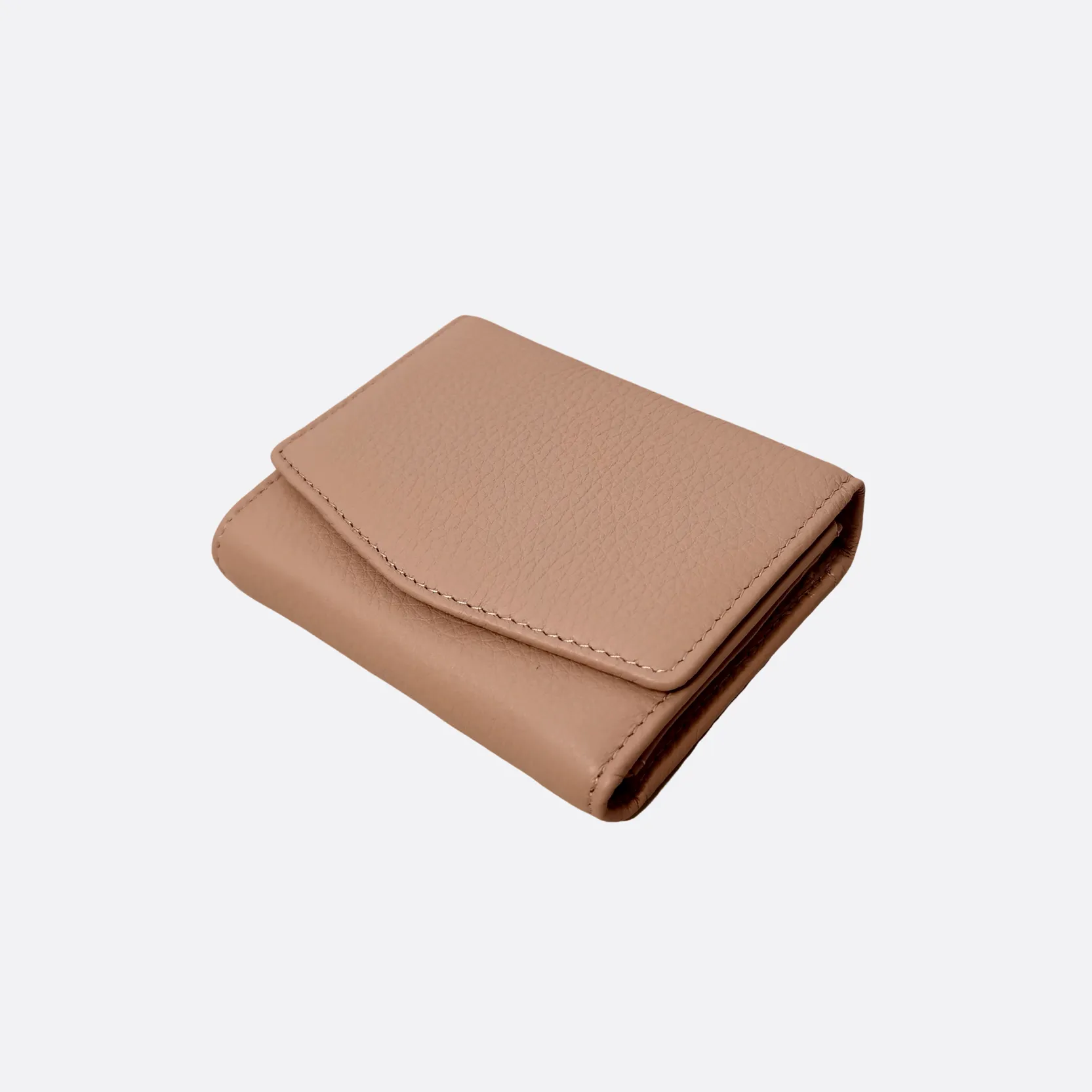 Women's genuine cowhide leather short wallet/purse with coin pouch Derie V2 design