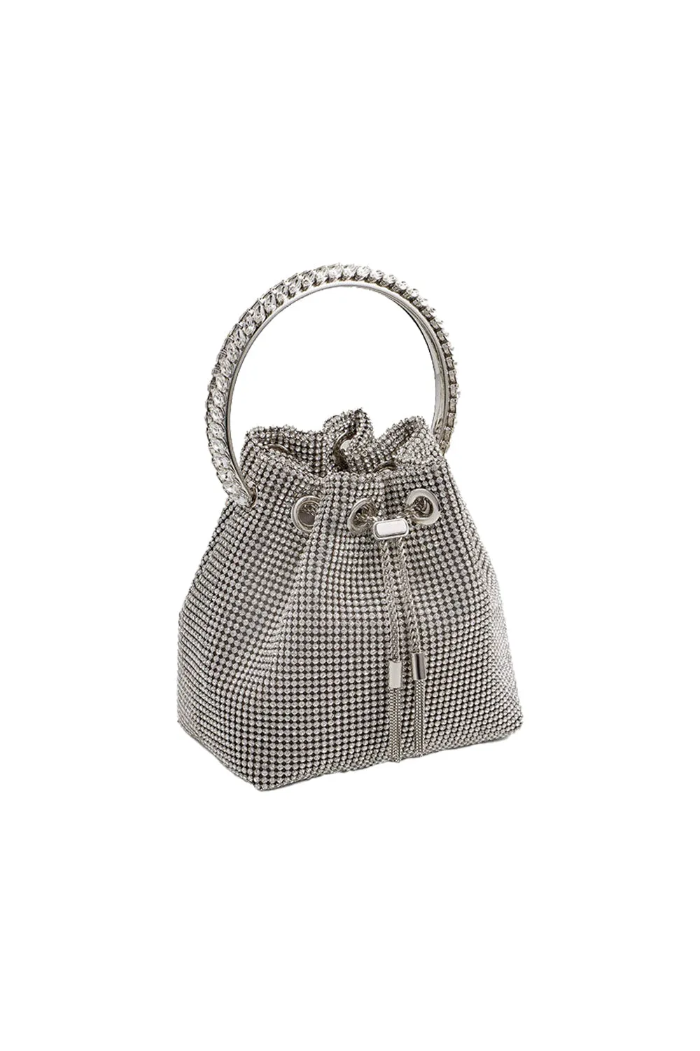Women¡¯s Small Rhinestone Clutch Bucket Bags
