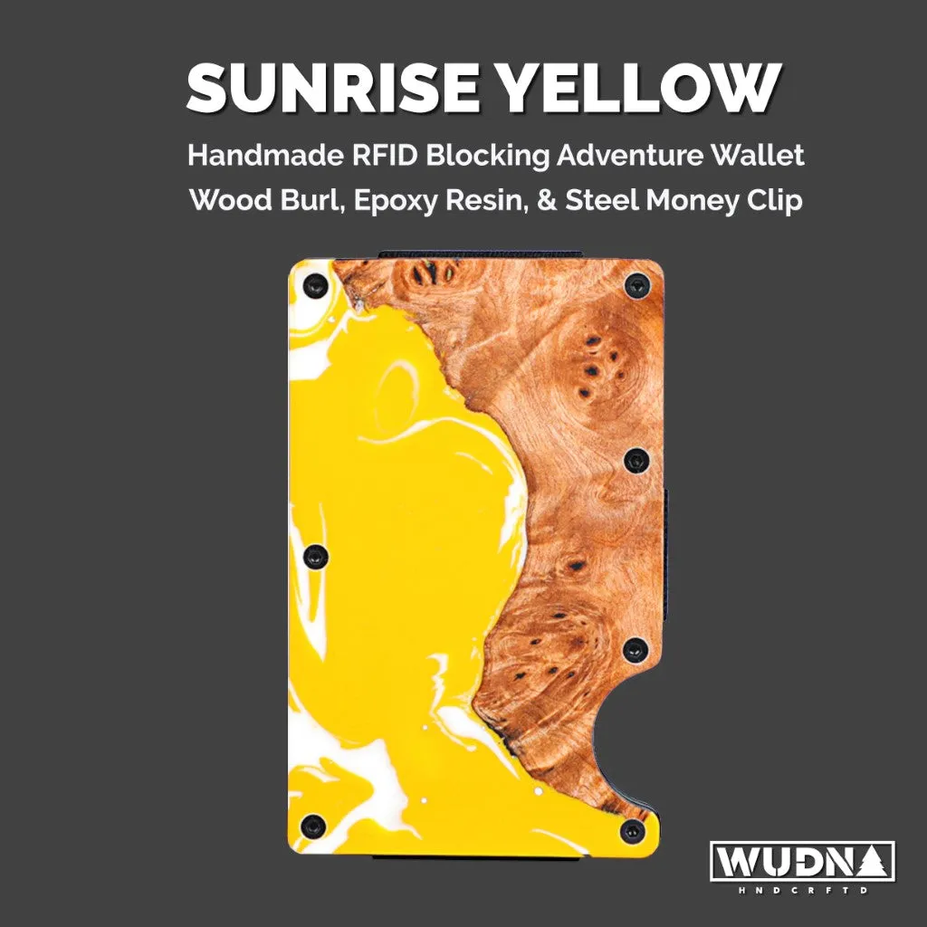 WUDN Adventure Wallet (Resin & Wood Coastline Collection)