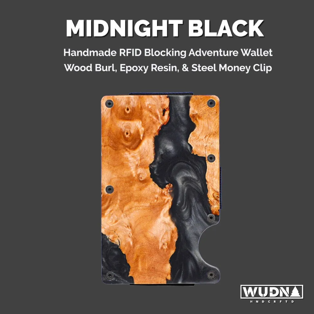 WUDN Adventure Wallet (Resin & Wood Coastline Collection)