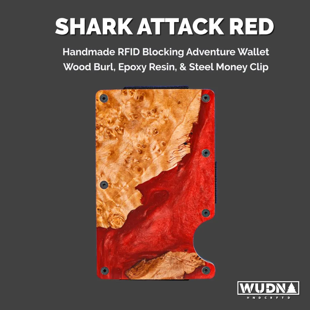WUDN Adventure Wallet (Resin & Wood Coastline Collection)